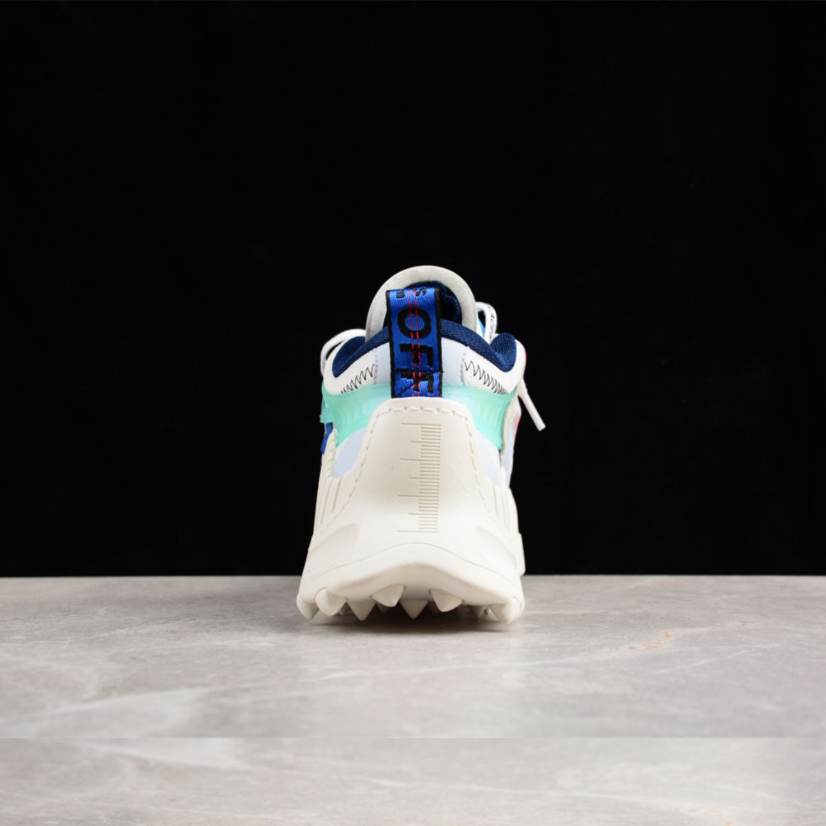 Off-White 1000 Odsy Leather White Blue And Orange