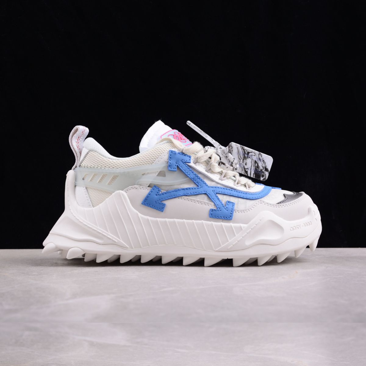 Off-White 1000 Odsy Leather White And Blue