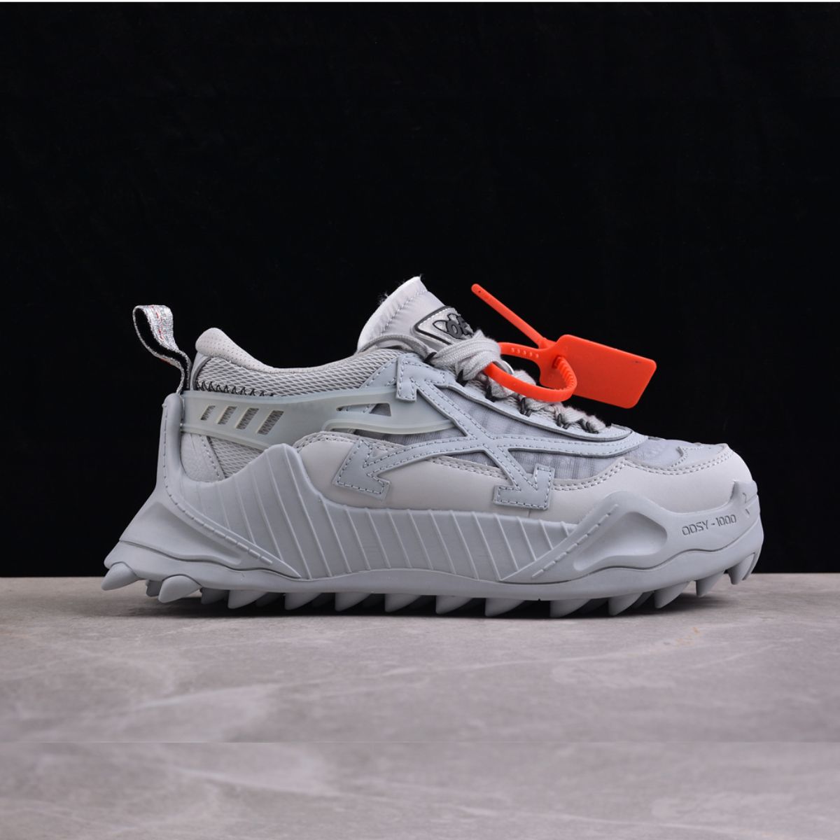 Off-White 1000 Odsy Leather Grey