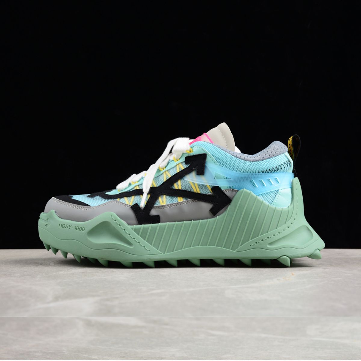 Off-White 1000 Odsy Leather Green