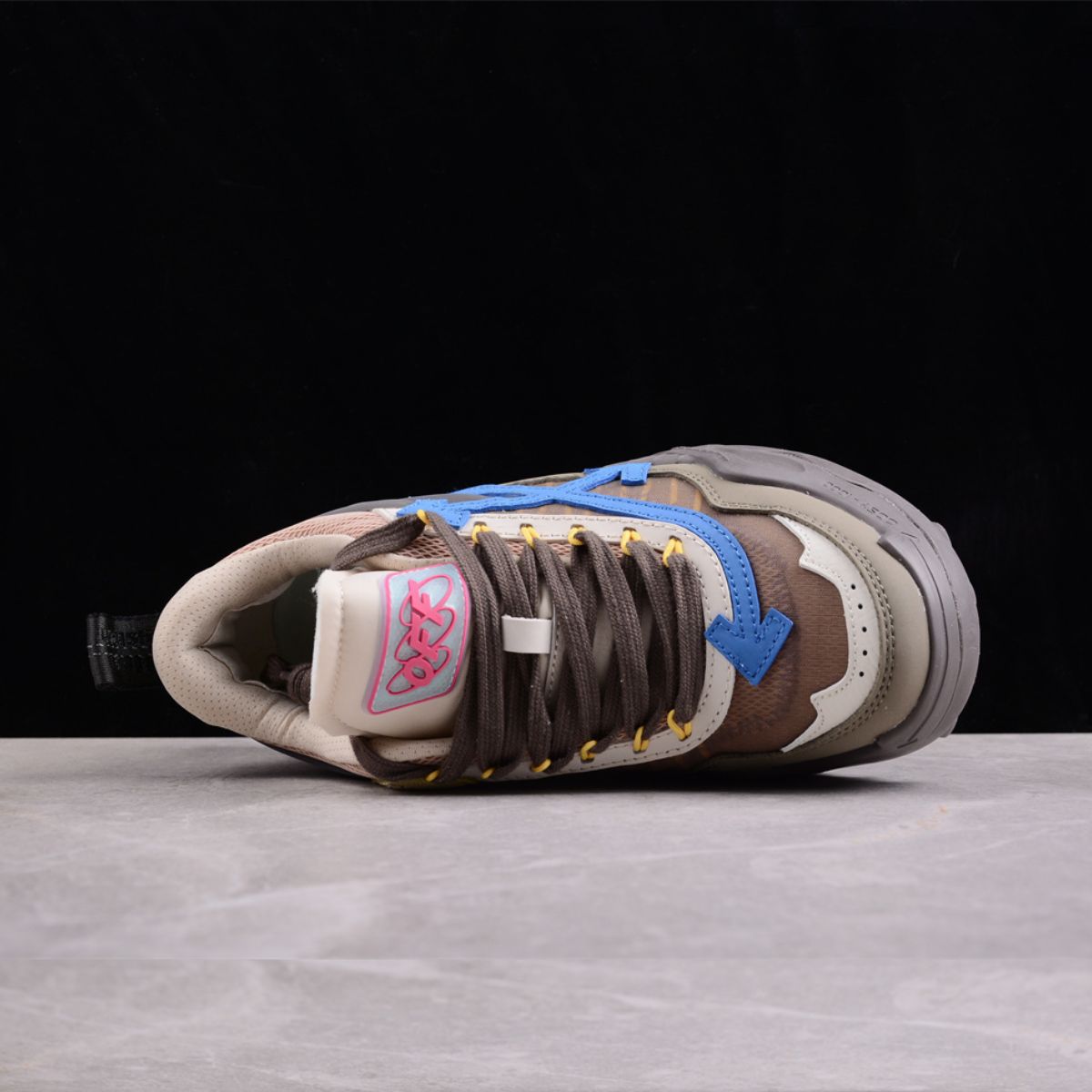 Off-White 1000 Odsy Leather Coffe