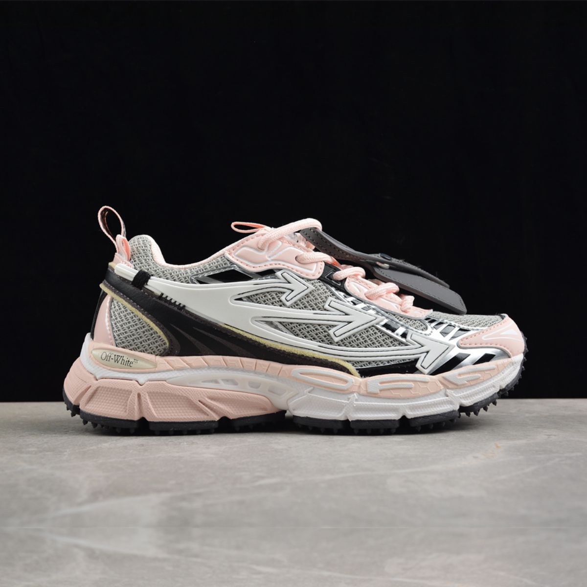 Off-White Be Right Back Pink And Grey