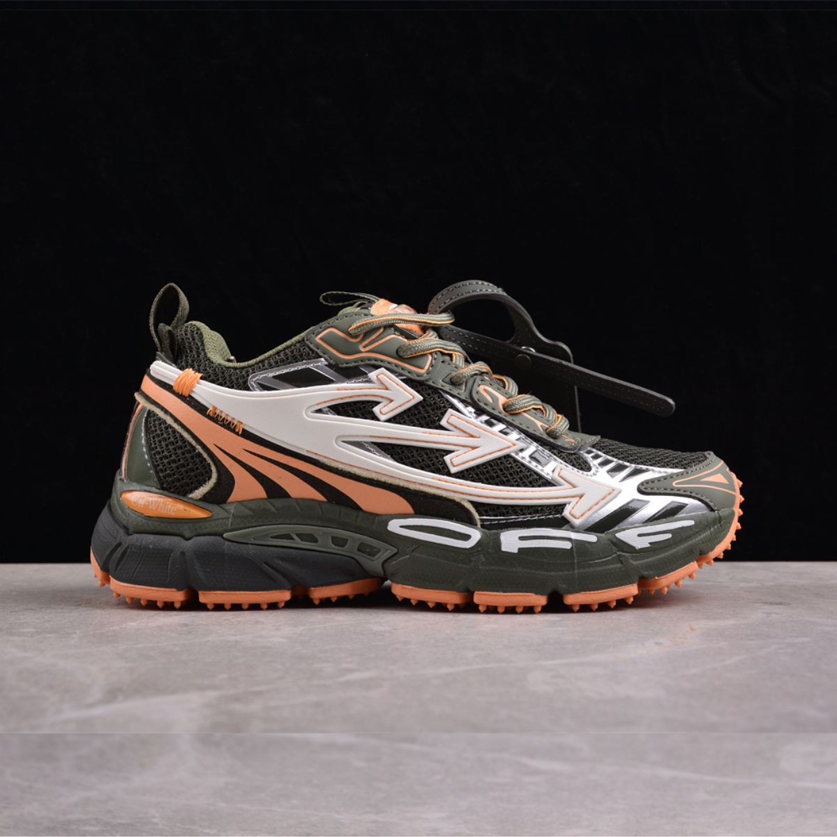 Off-White Be Right Back Green And Orange