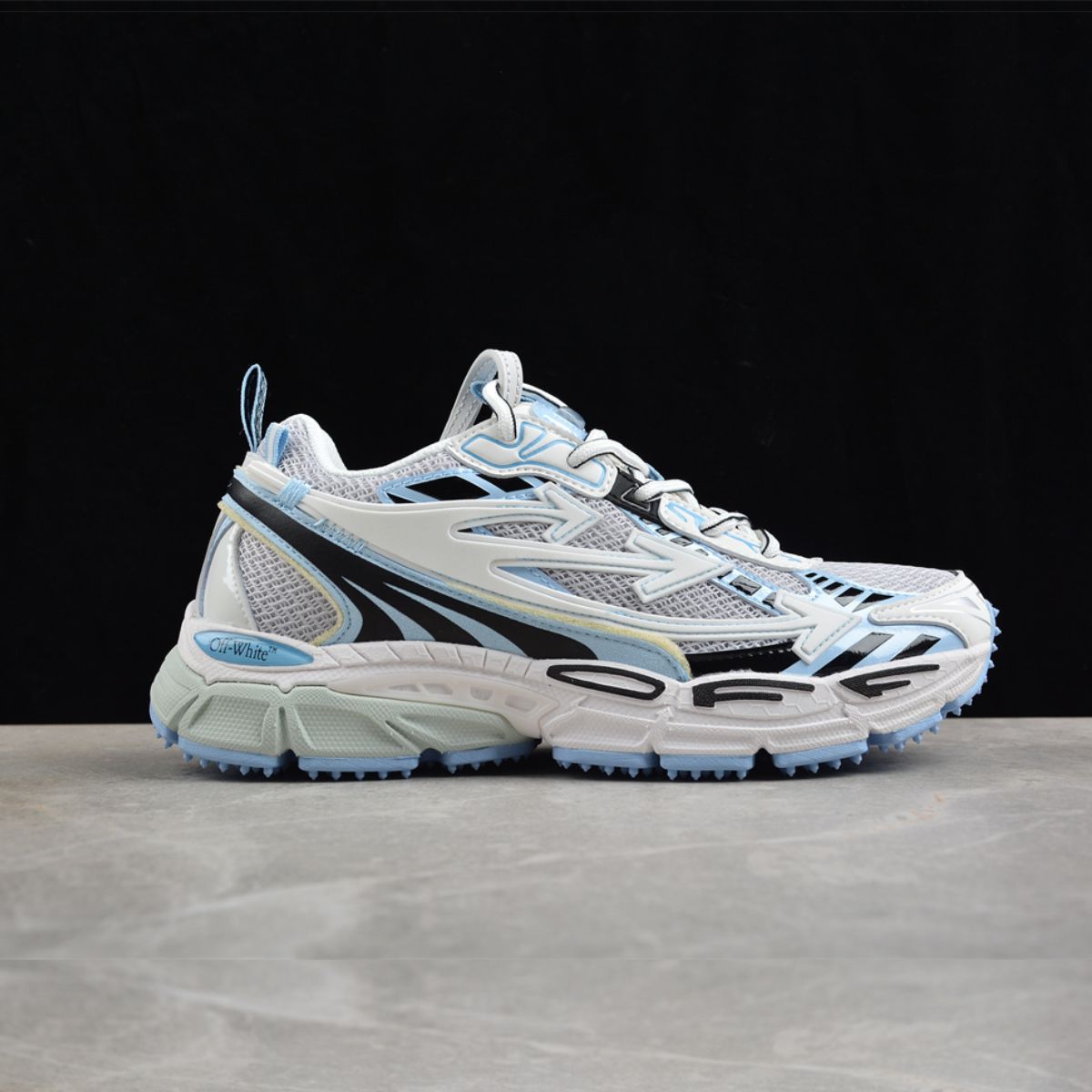 Off-White Be Right Back White And Blue Baby