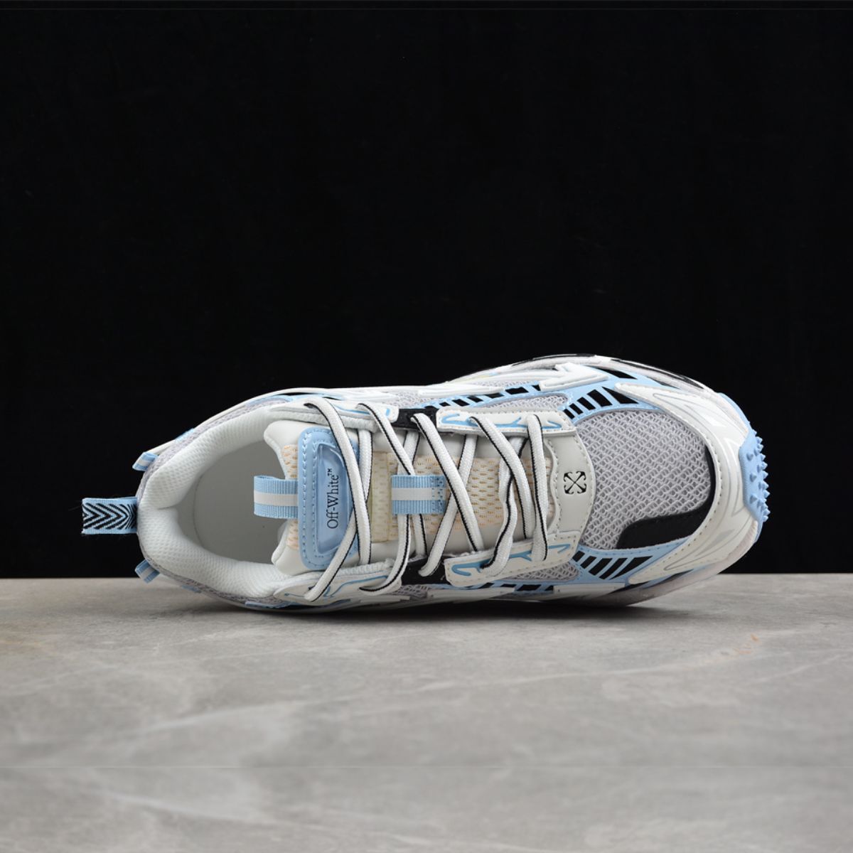 Off-White Be Right Back White And Blue Baby