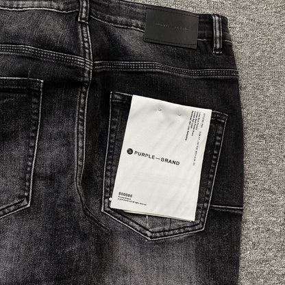 Purple Brand Jeans Black With Paint Splatters