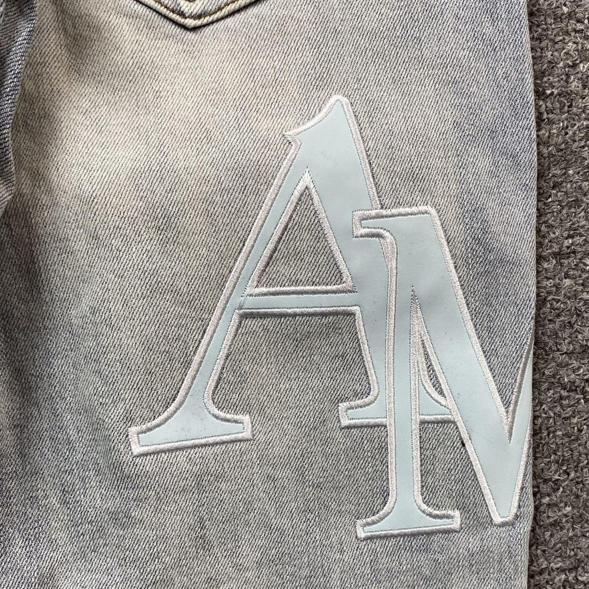 Amiri Jeans Light Blue Torn