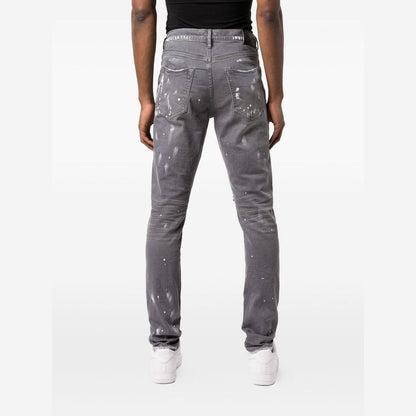 Purple Brand Jeans Grey And Paint Splatters