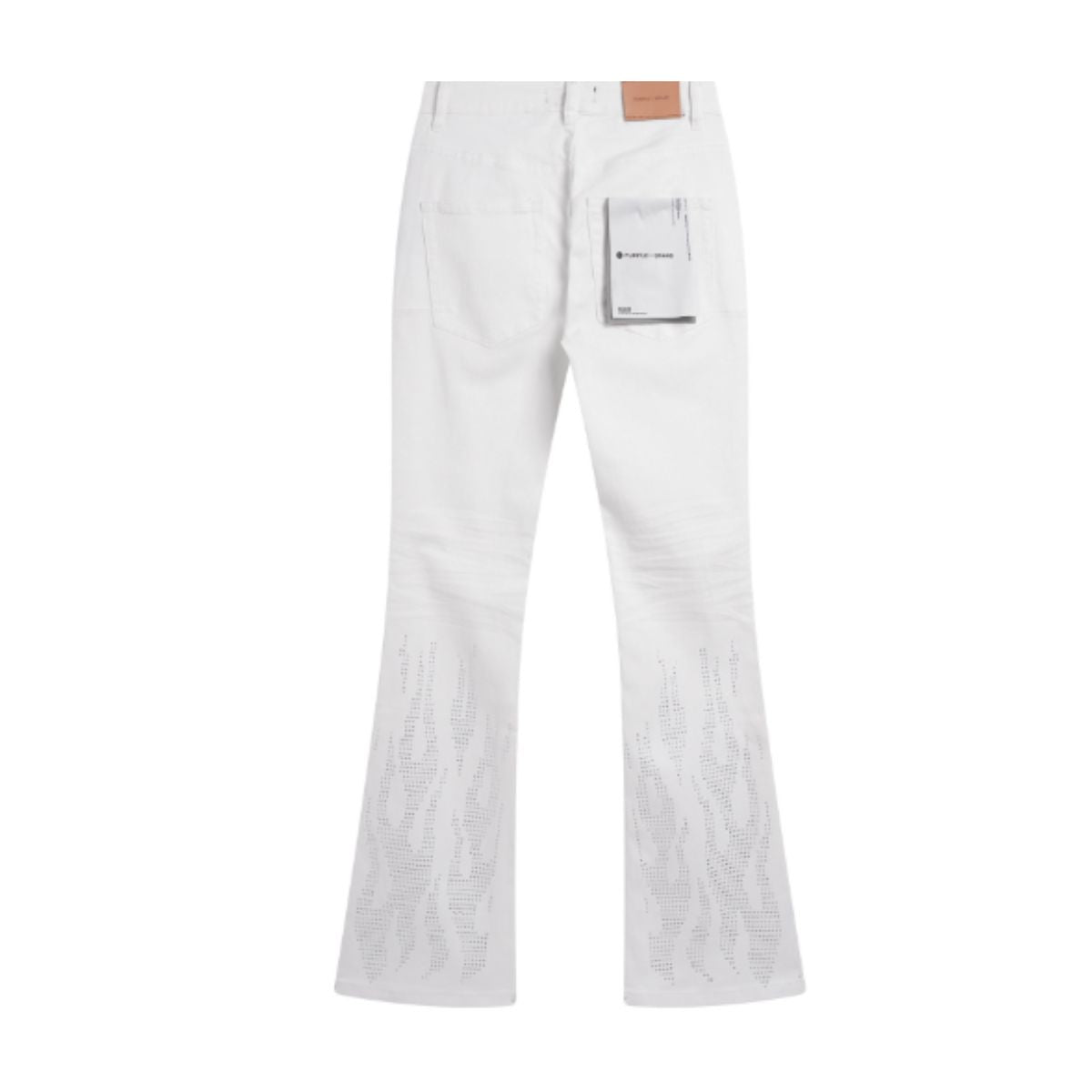Purple Brand Jeans Flare White Fire