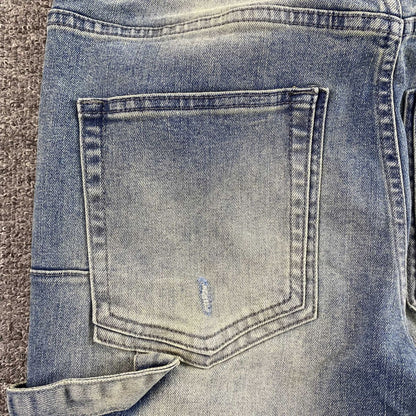 Purple Brand Jeans Flare Washed Blue