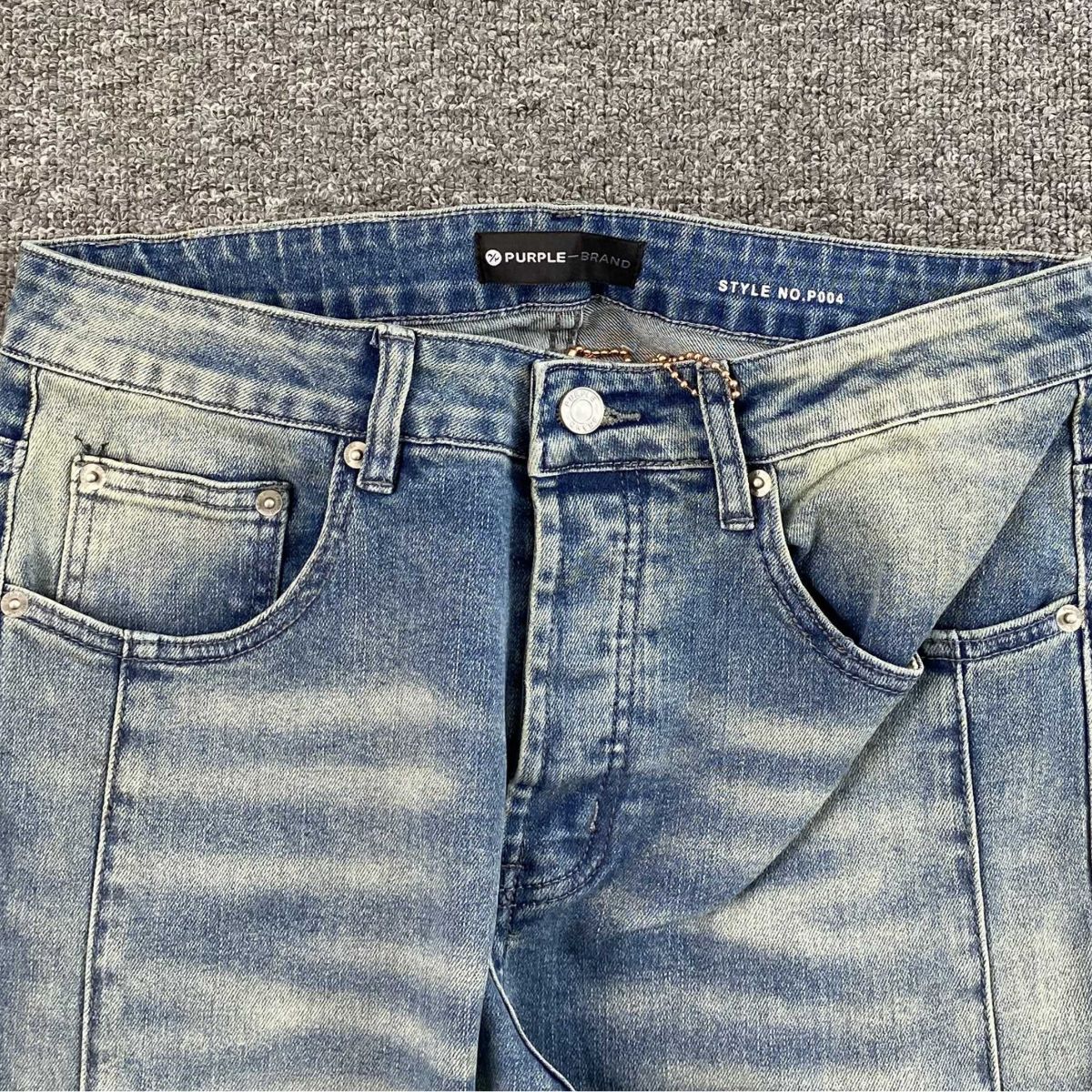 Purple Brand Jeans Flare Washed Blue