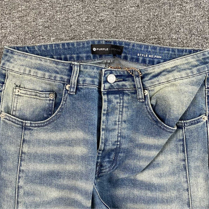 Purple Brand Jeans Flare Washed Blue
