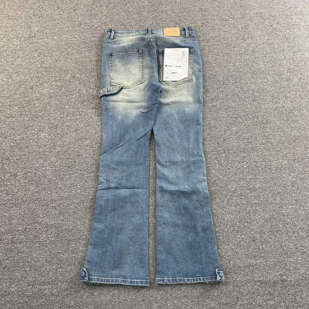 Purple Brand Jeans Flare Washed Blue