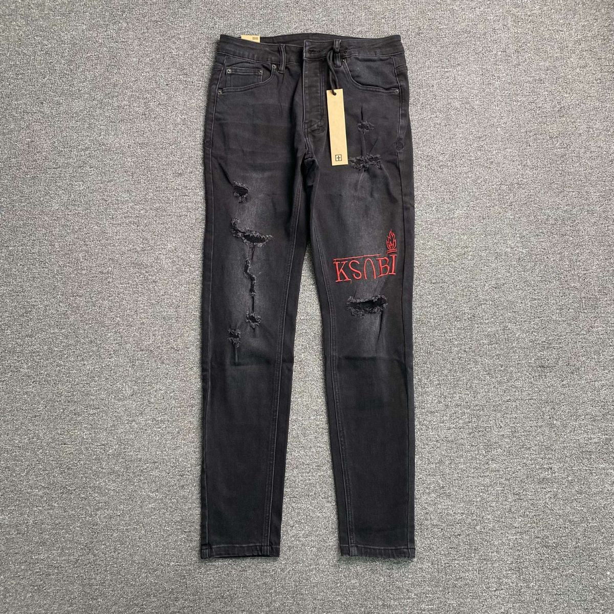 Ksubi Jeans Black And Red
