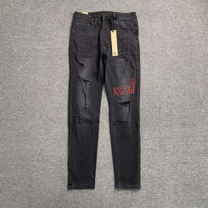 Ksubi Jeans Black And Red