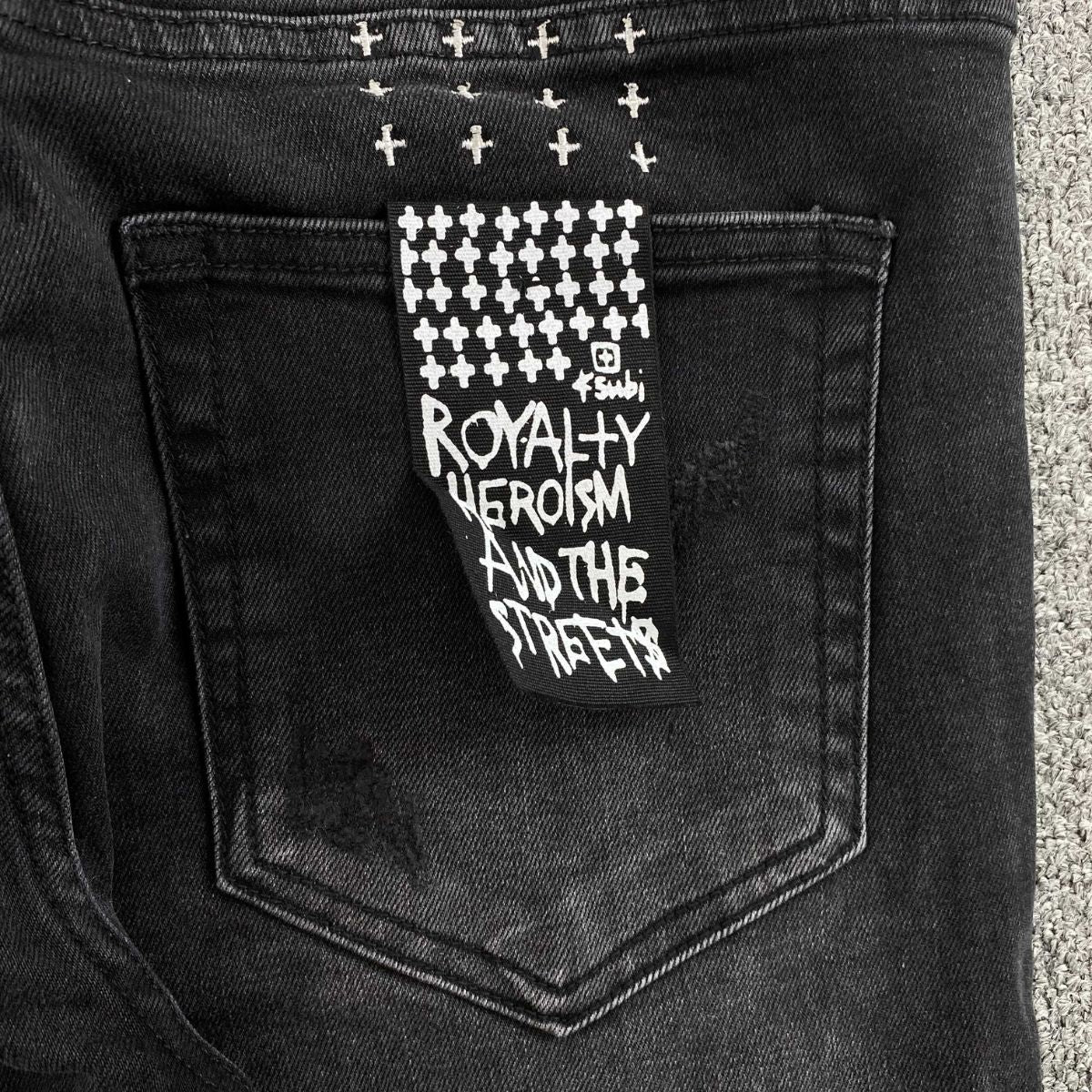 Ksubi Jeans Black Washed