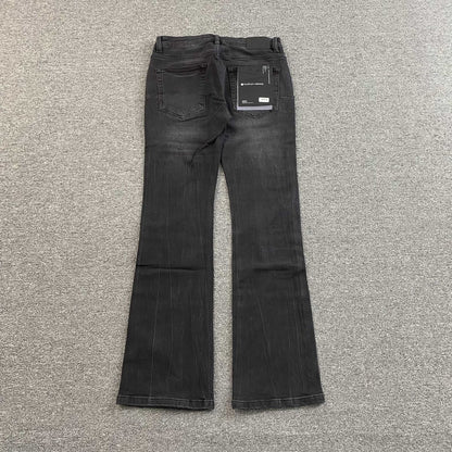 Purple Brand Jeans Flare Black Diamond Writing