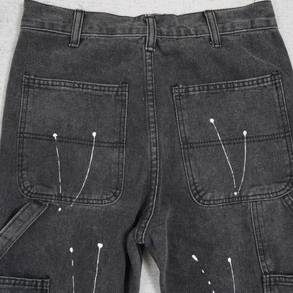 Gallery Dept Jeans Flare Black Paint Splash