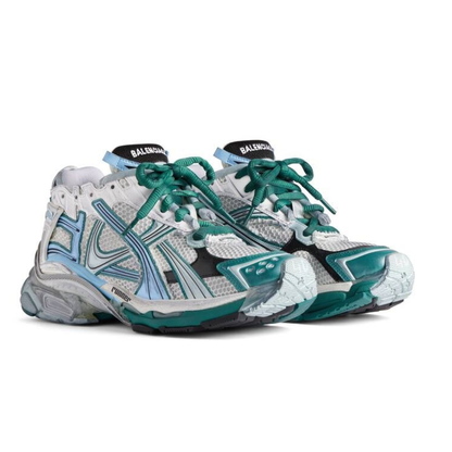 Balenciaga Runner White Green Blue