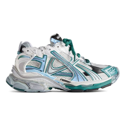 Balenciaga Runner White Green Blue