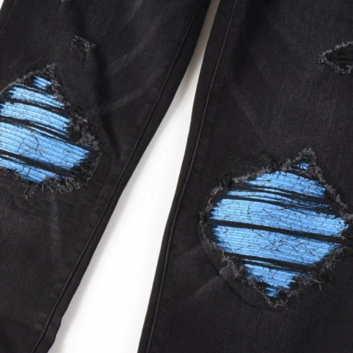 Amiri Jeans Black And Blue