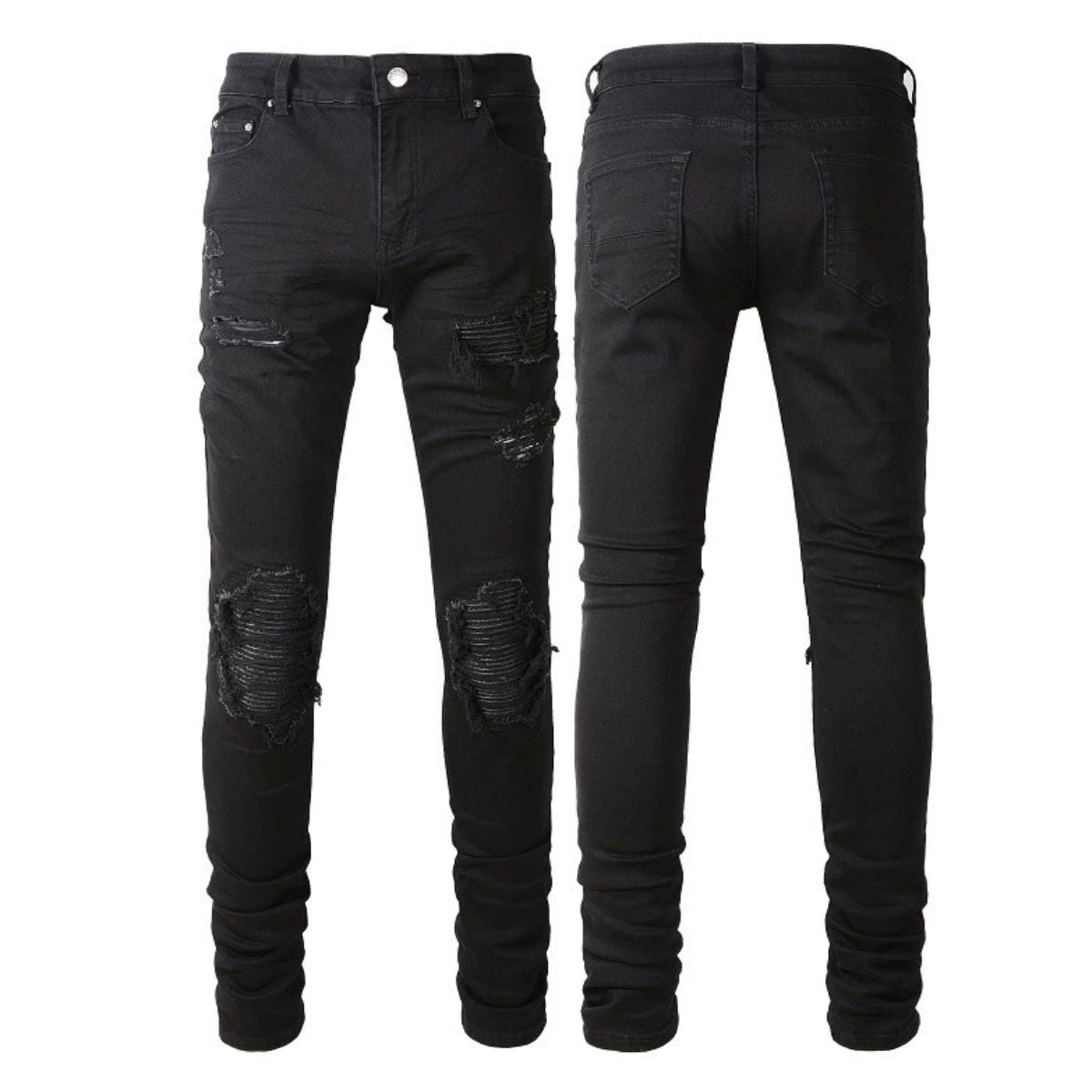 Amiri Jeans Black Destroyed