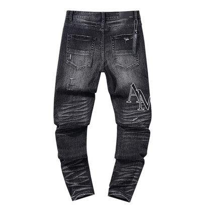 Amiri Jeans Black Washed With Gray