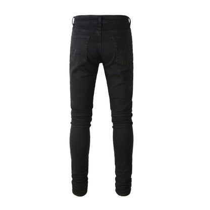 Amiri Jeans Black Distressed