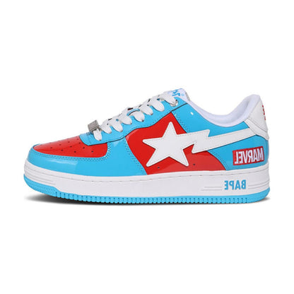 A Bathing Ape Bape Sta Low x Marvel Captain America