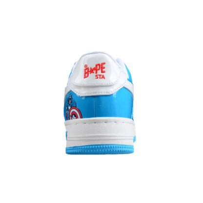 A Bathing Ape Bape Sta Low x Marvel Captain America