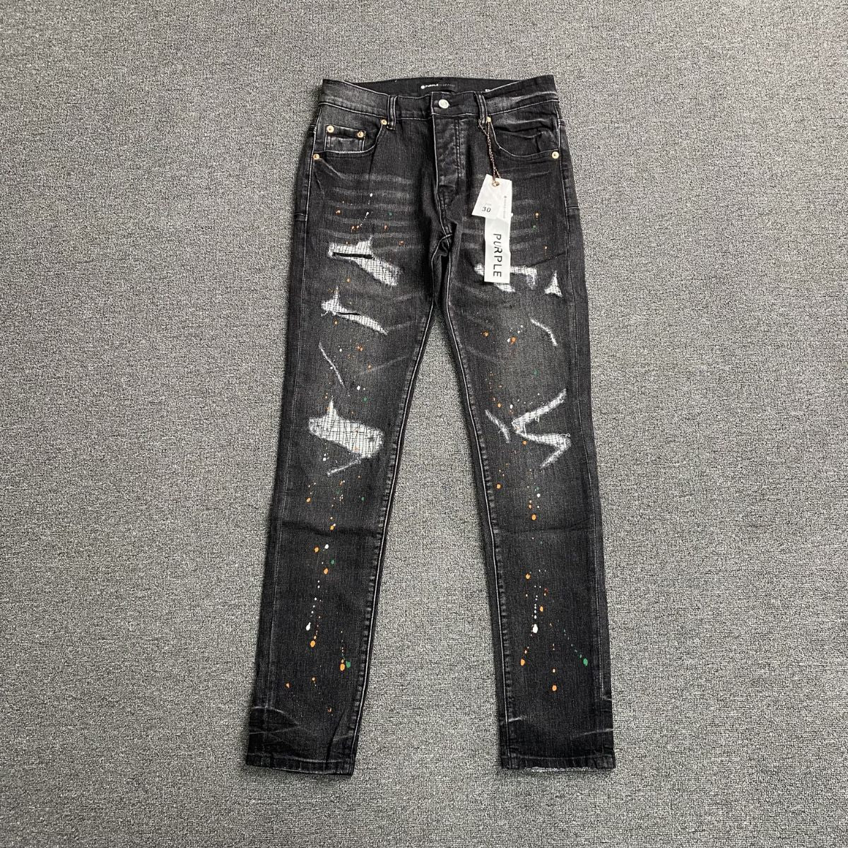 Purple Brand Jeans Graffiti