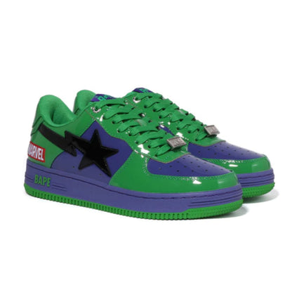A Bathing Ape Bape Sta Low x Marvel Hulk