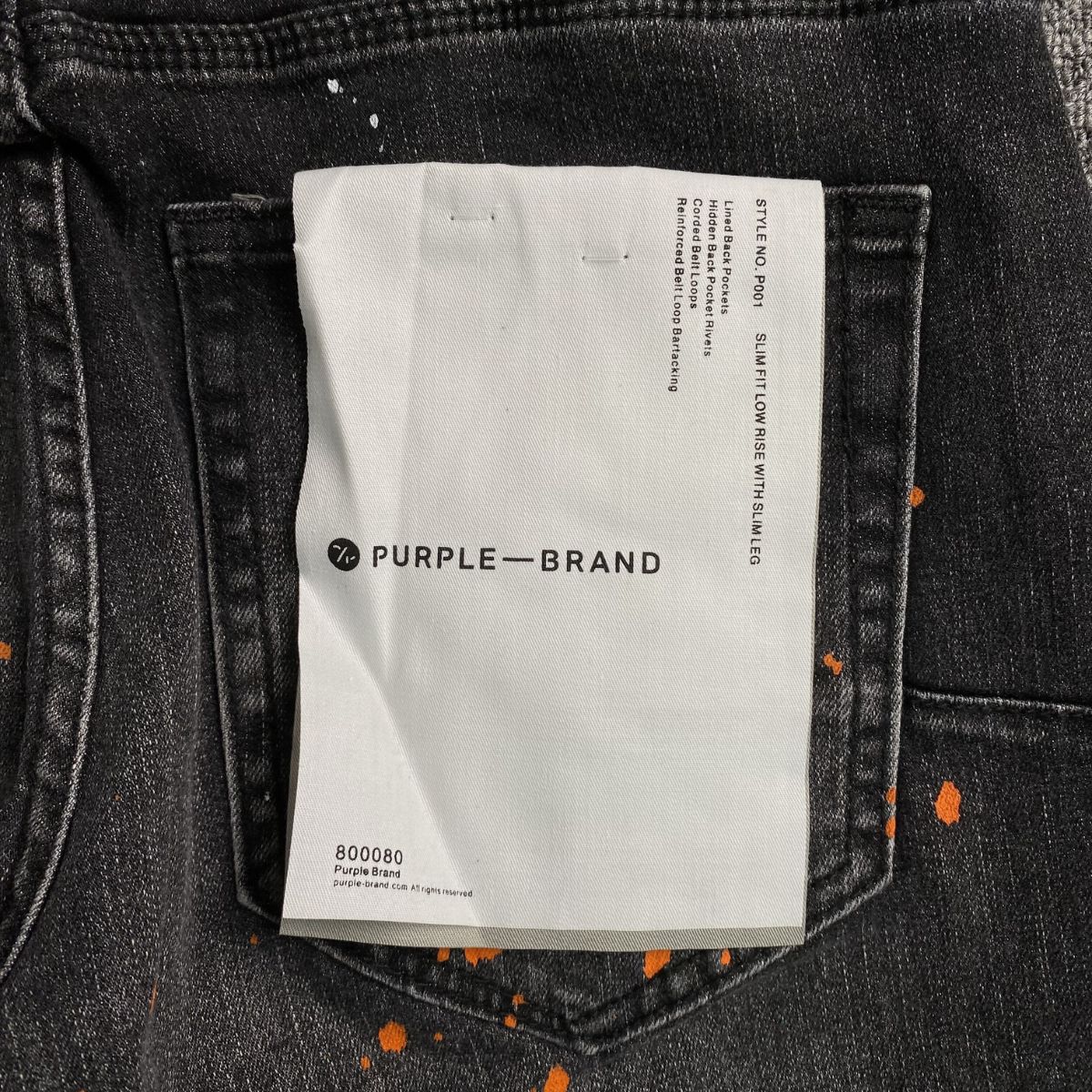 Purple Brand Jeans Graffiti
