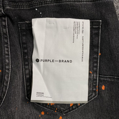 Purple Brand Jeans Graffiti
