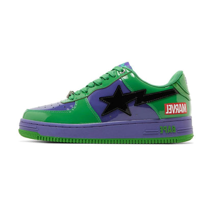 A Bathing Ape Bape Sta Low x Marvel Hulk