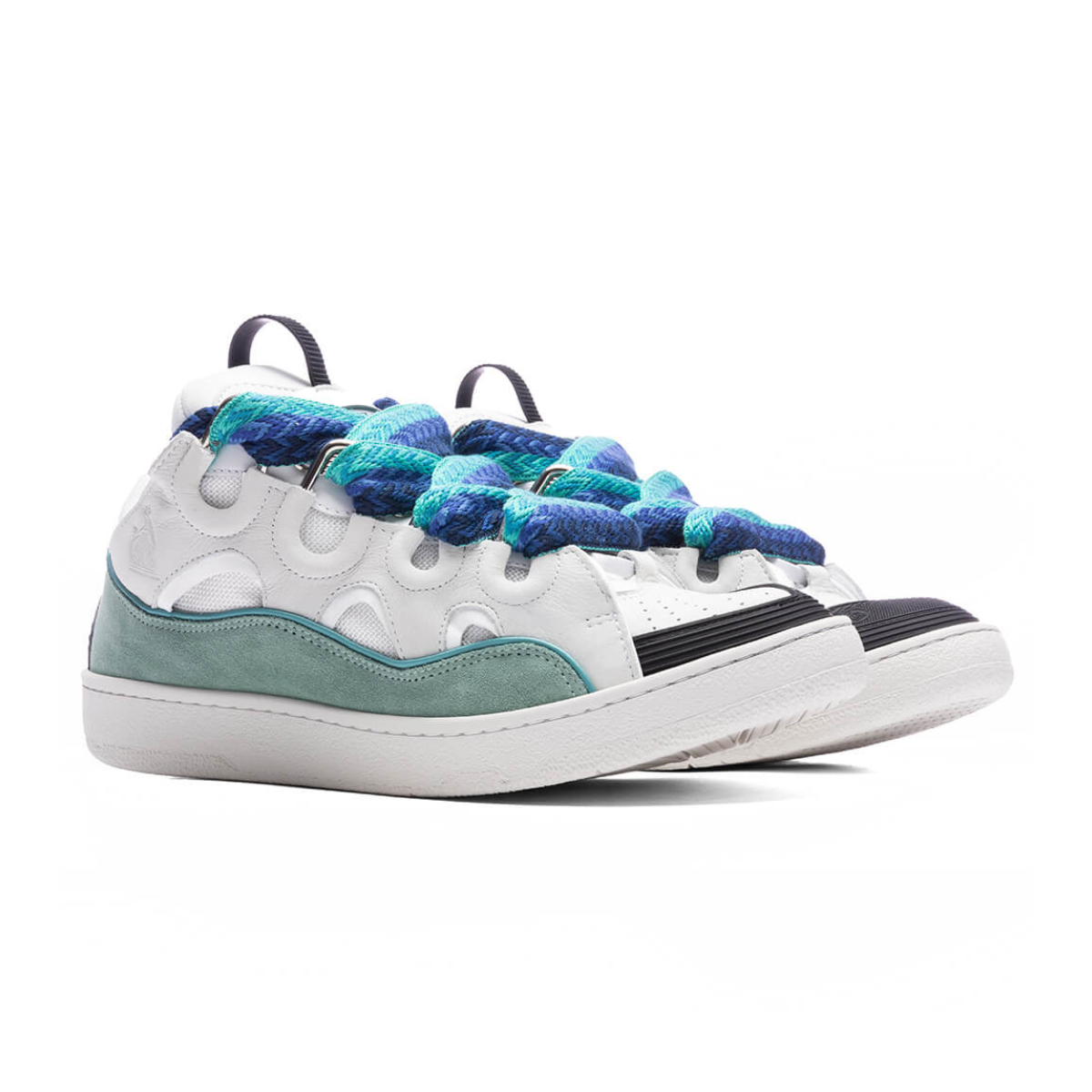 Lanvin Curb White And Green