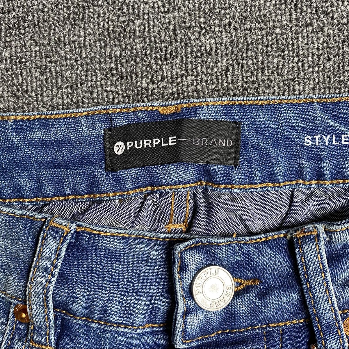 Purple Brand Jeans Dark Blue Washed