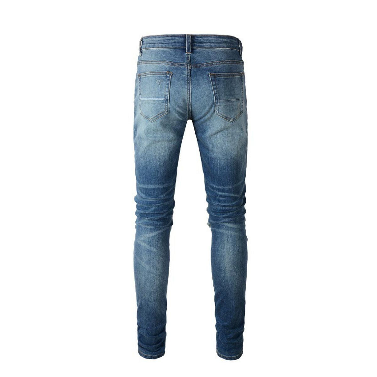 Slim Fit Jeans Dark Blue And Black