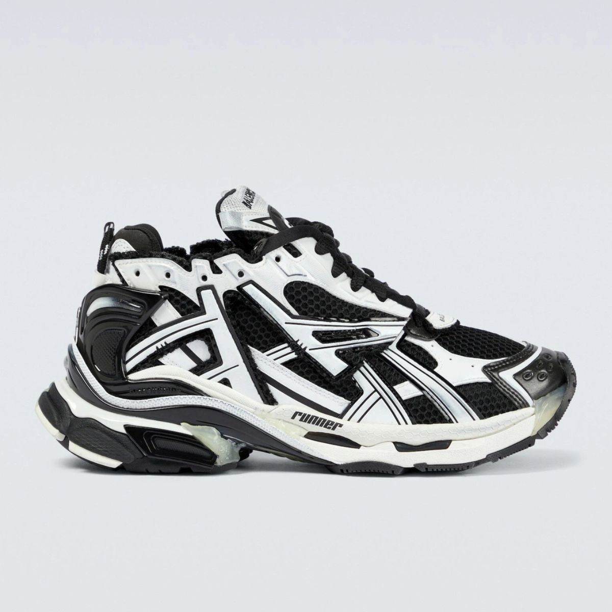 Balenciaga Runner Black and white