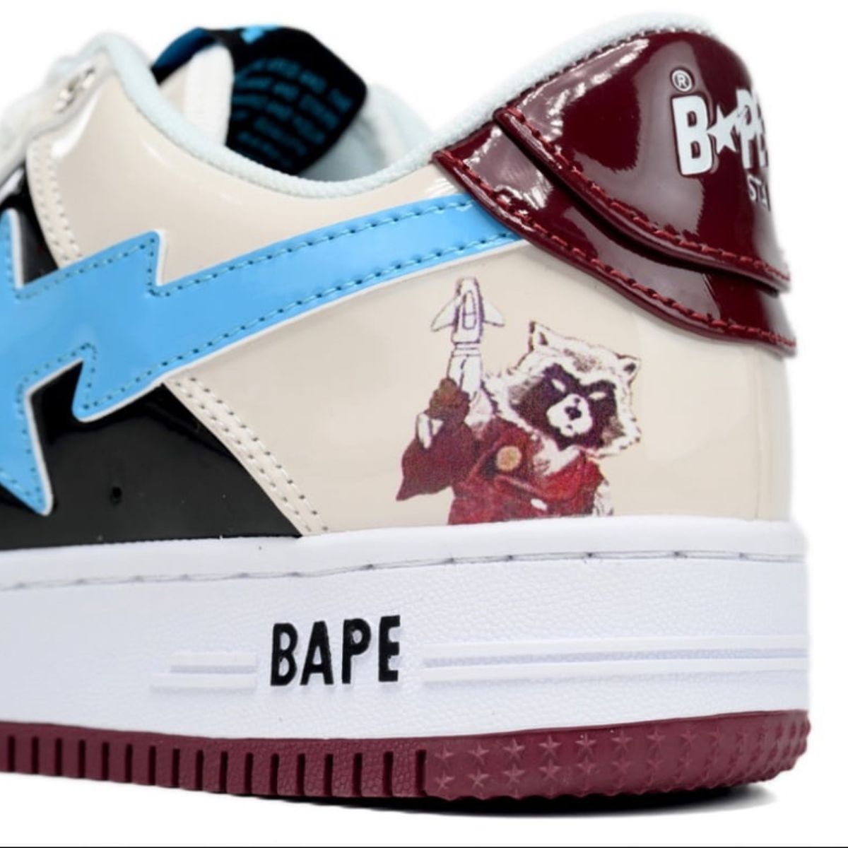 A Bathing Ape Bape x Marvel Rocket Raccoon