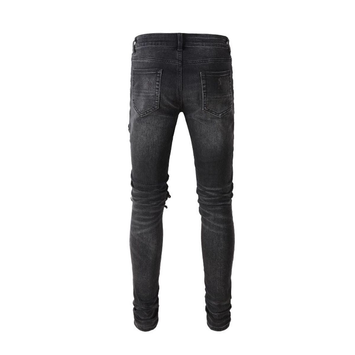 Slim Fit Jeans Black And Pink