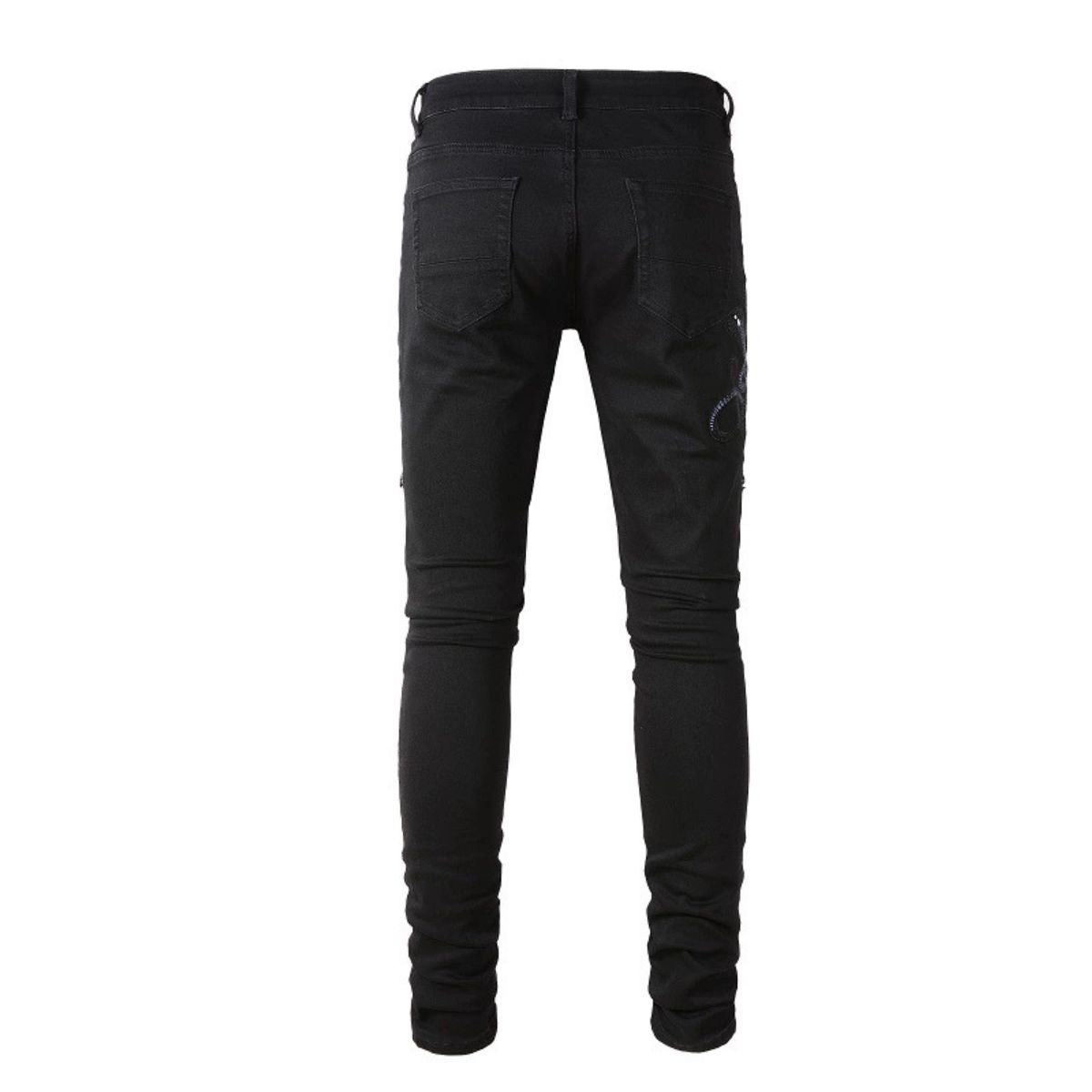 Amiri Jeans Black Snake