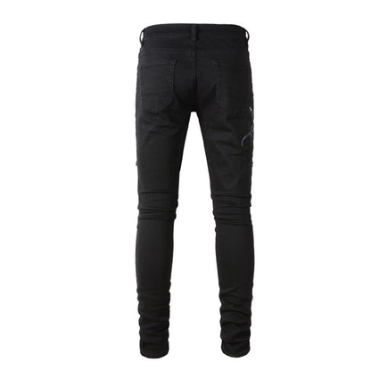 Amiri Jeans Black Snake