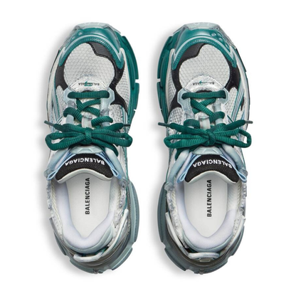 Balenciaga Runner White Green Blue