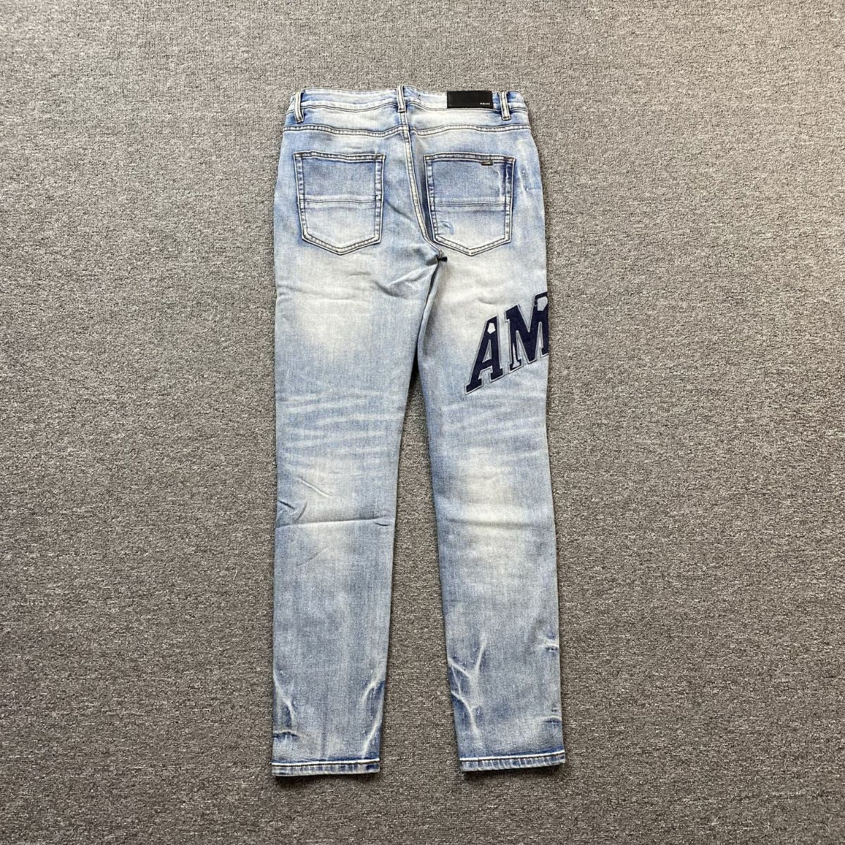 Amiri Jeans Washed Light Blue