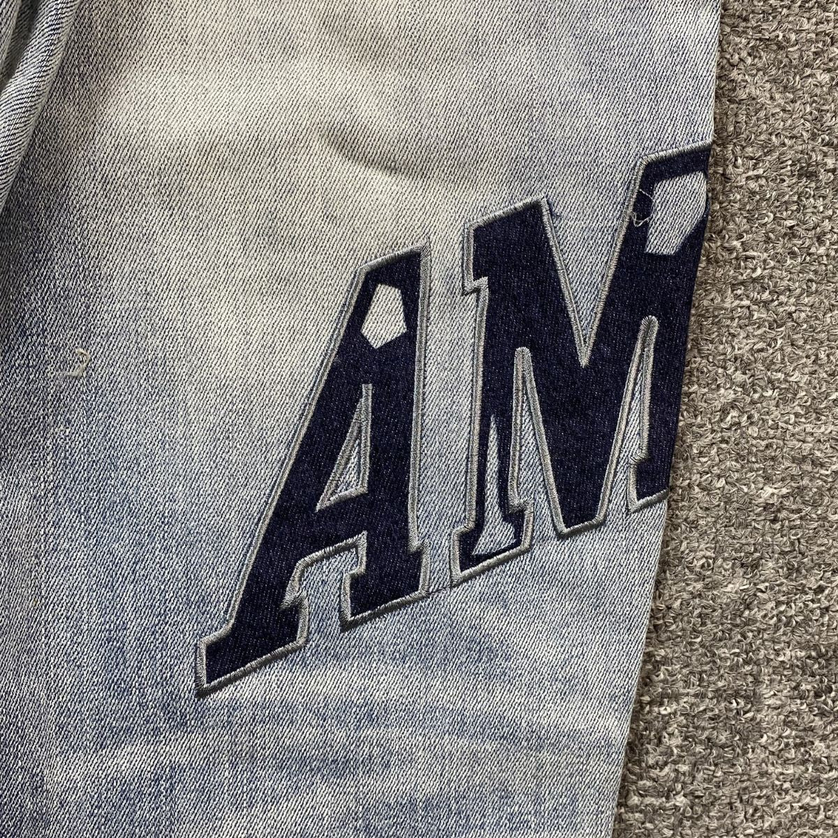Amiri Jeans Washed Light Blue