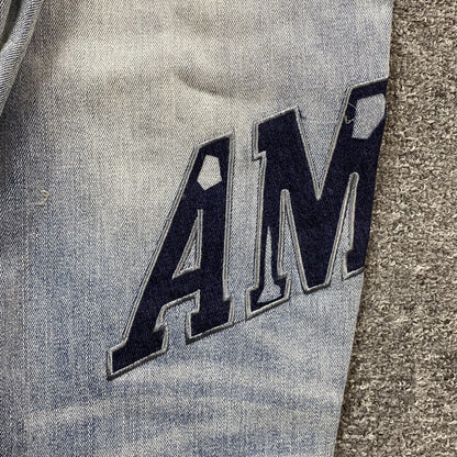 Amiri Jeans Washed Light Blue