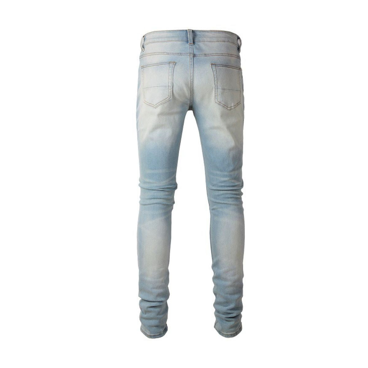 Slim Fit Jeans Blue Flag Pink