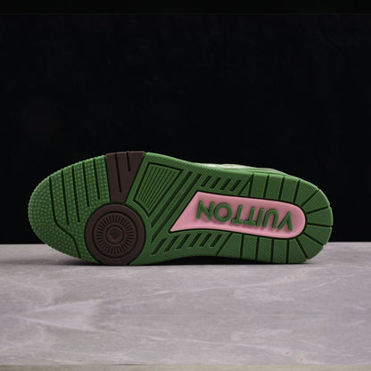 Louis Vuitton Trainer Monogram Green