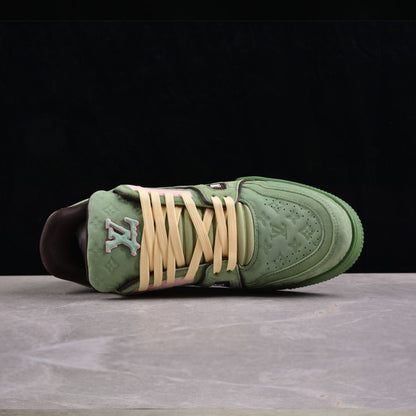 Louis Vuitton Trainer Monogram Green